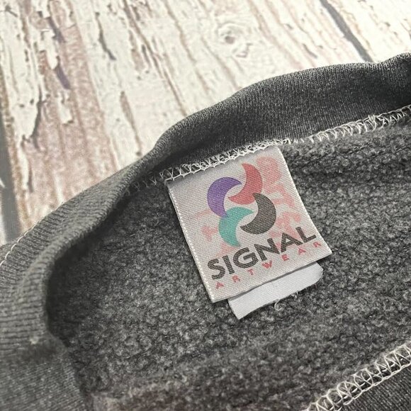 Vintage St. Patrick's Day Irish Ireland I Feel Lucky Leprechaun 1980s Sweatshirt - Picture 4 of 4